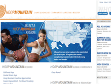 Tablet Screenshot of hoopmountain.com